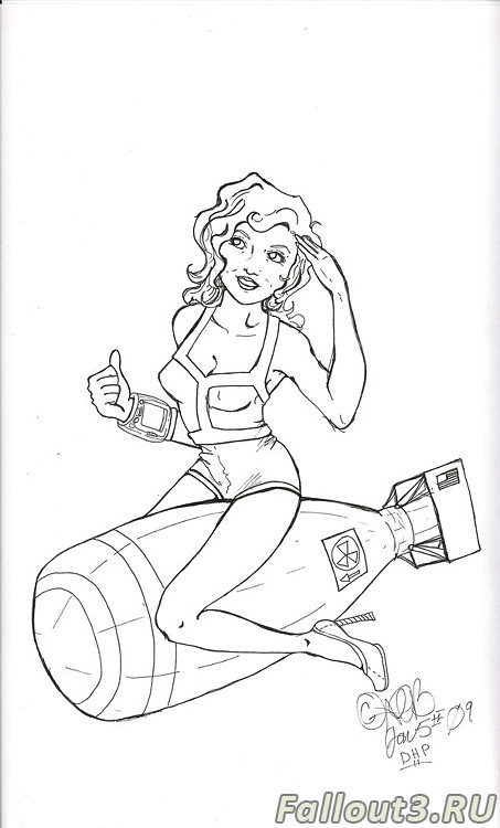 Fallout Pinup by ~DeadHorseProductions